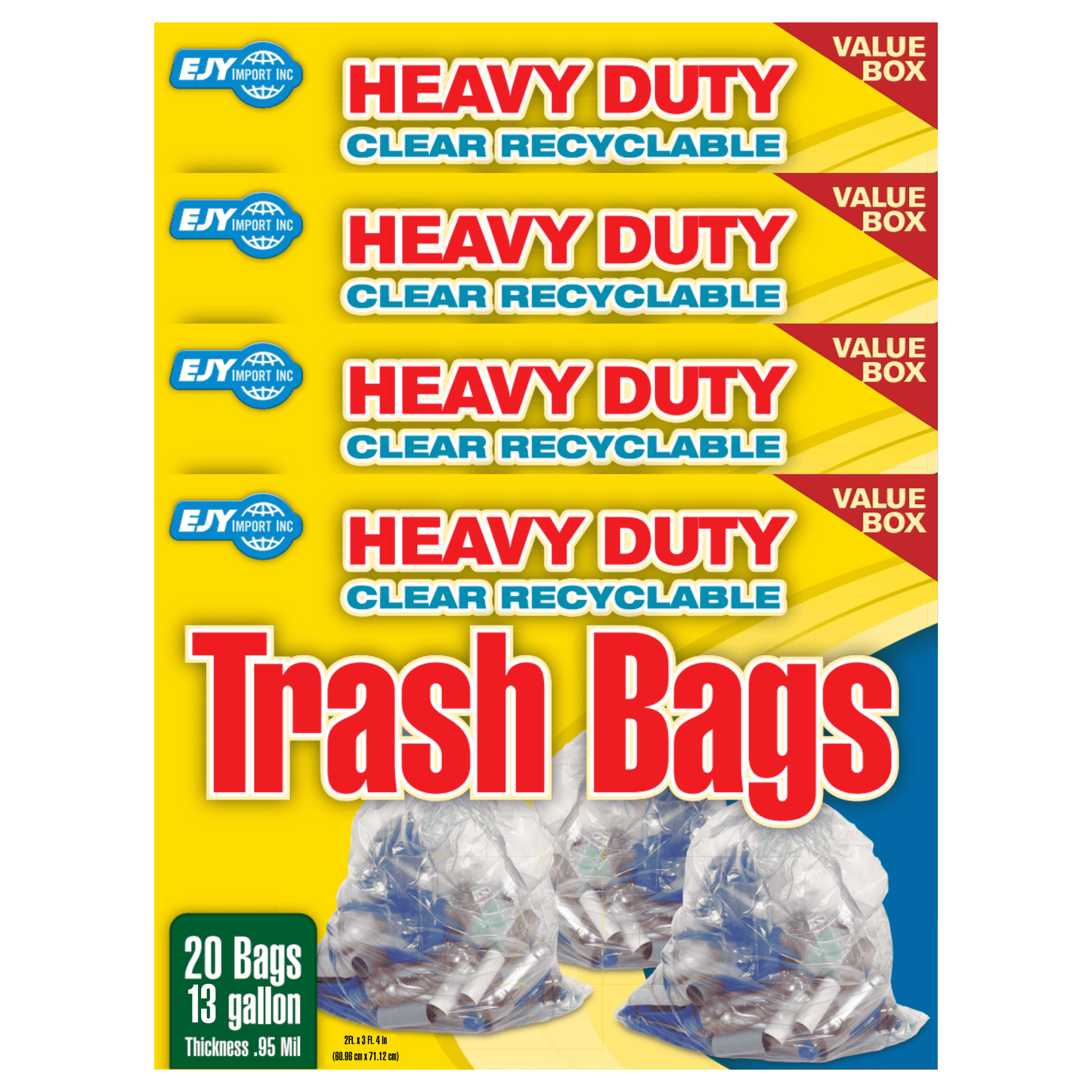 EJY IMPORT Recycle Garbage Bags