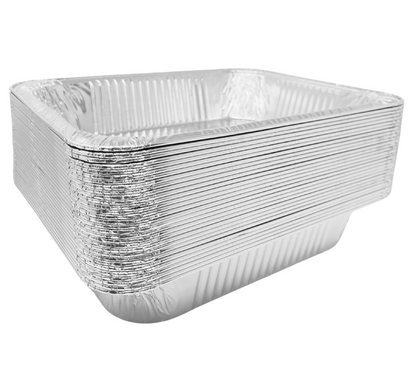 EJY IMPORT Half Size Deep Aluminum Rectangular Pans