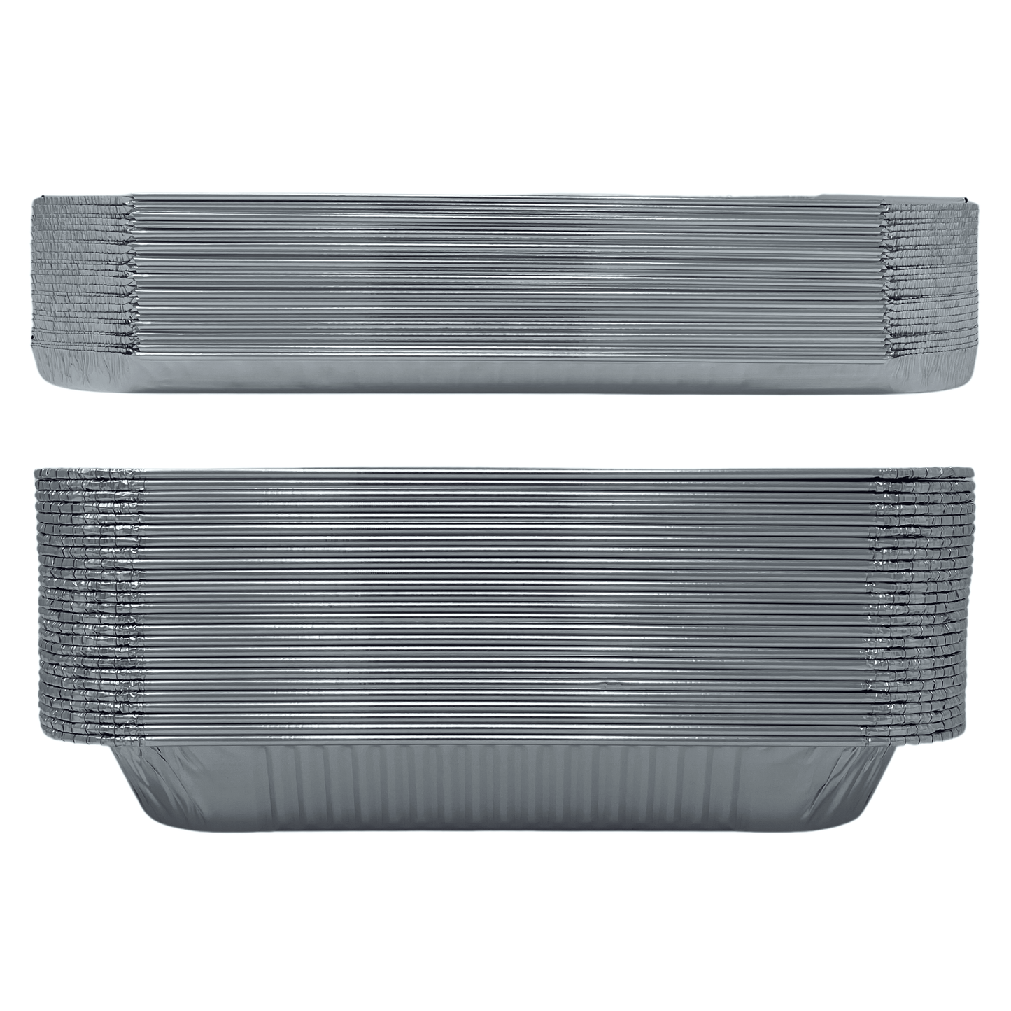 EJY IMPORT Half Size Aluminum Rectangular Pans