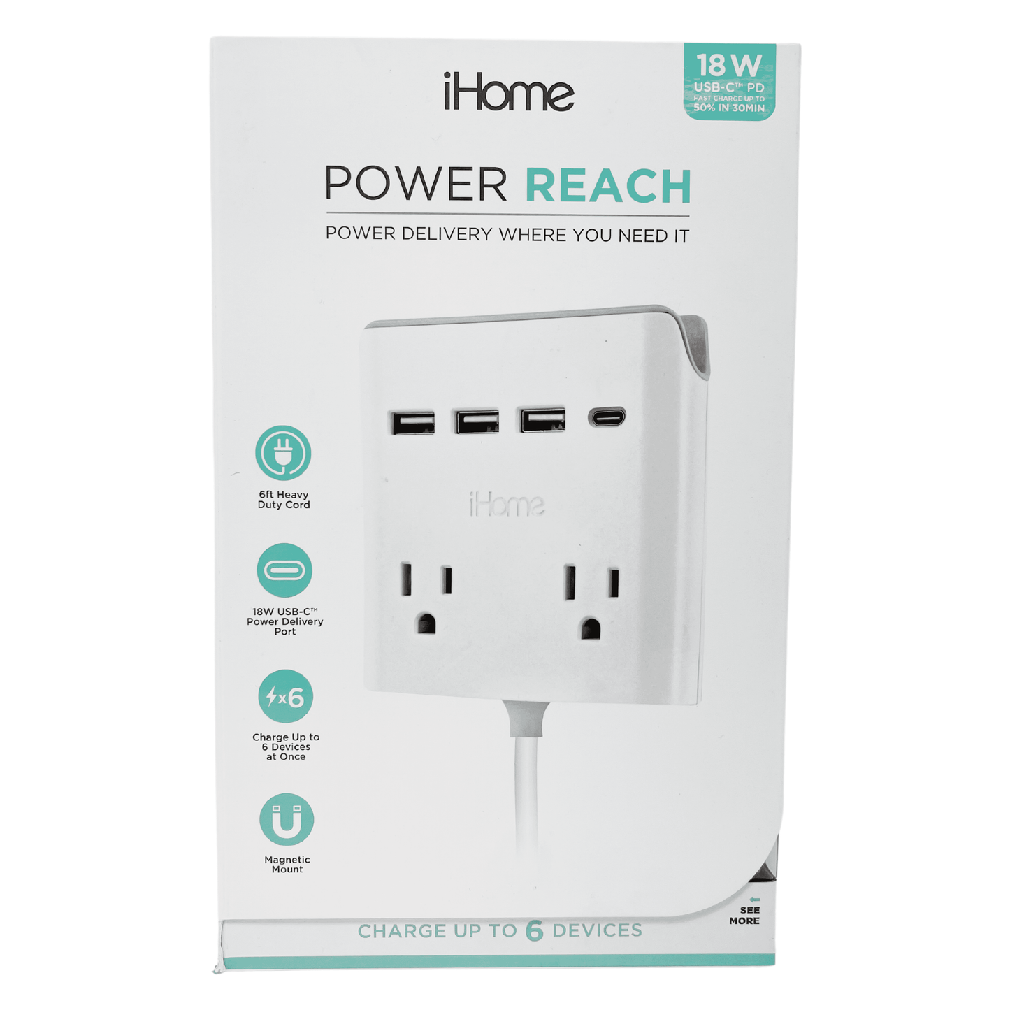 iHome Power Reach 18W